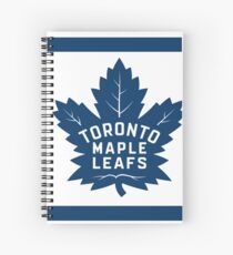 leafs! with some stripes Spiral Notebook