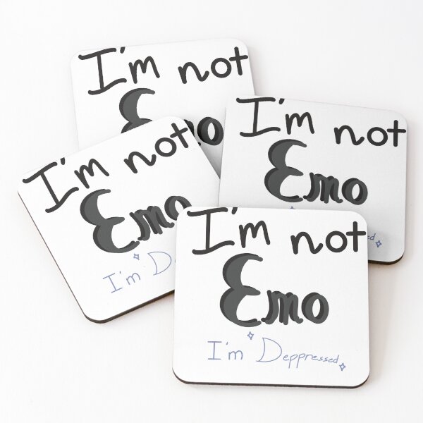 Item preview, I’m not Emo- designed and sold by 2hoursofsleep.