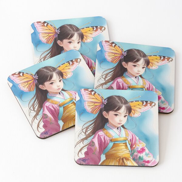 Item preview, Butterfly and young kid#69 designed and sold by YDIX.