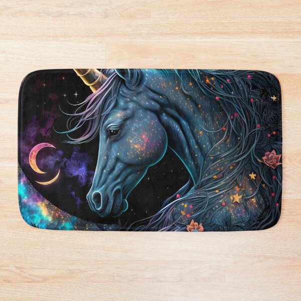 Item preview, Cosmic watercolor unic #90 unicorn designed and sold by LaElee.
