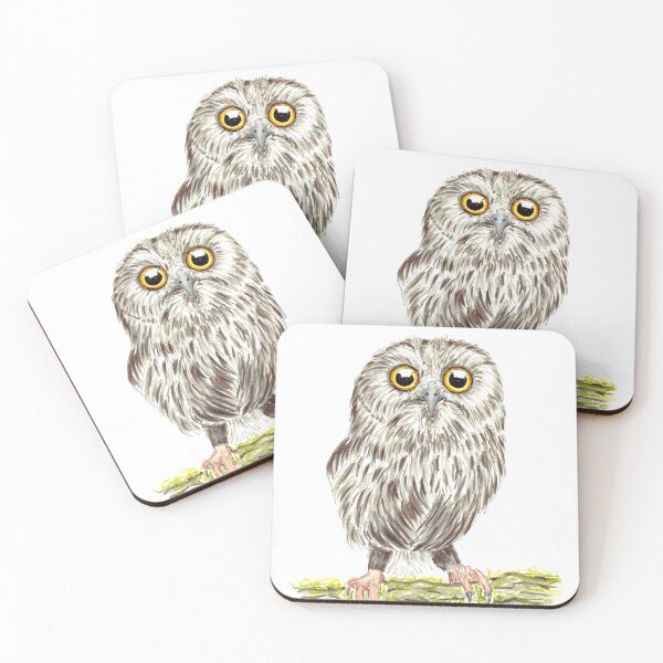 Item preview, Saw-Whet Owl Superb Owl designed and sold by Sockstomistic.