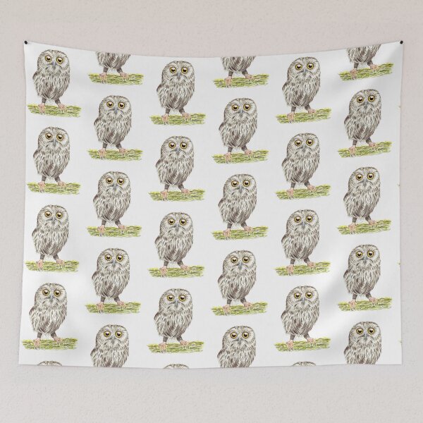 Item preview, Saw-Whet Owl Superb Owl designed and sold by Sockstomistic.