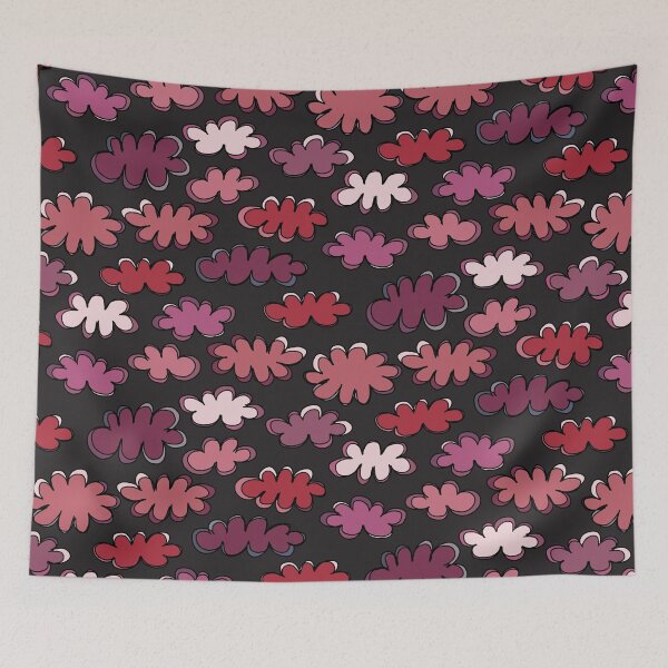 Item preview, Stormy clouds at night in mauve, pink and purple designed and sold by FrancesPoff.