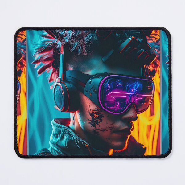 Item preview, Groovy Guy: A Dynamic Abstract Artwork of a Cool Dude with Crazy Sunglasses and Headphones" designed and sold by Indianrocks.