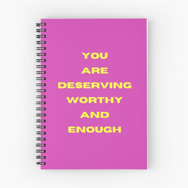 Item preview, You are deserving, worthy, and enough designed and sold by TheWafflesKitty.