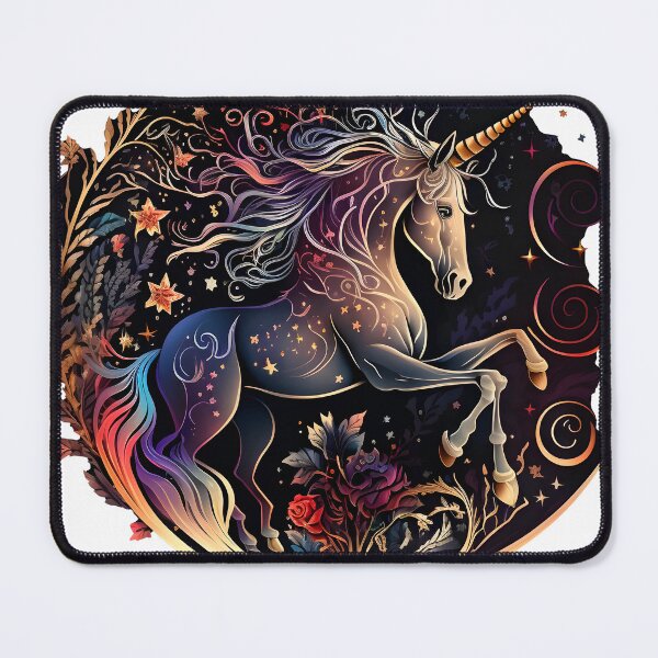 Item preview, Cosmic watercolor unic #93 unicorn designed and sold by LaElee.