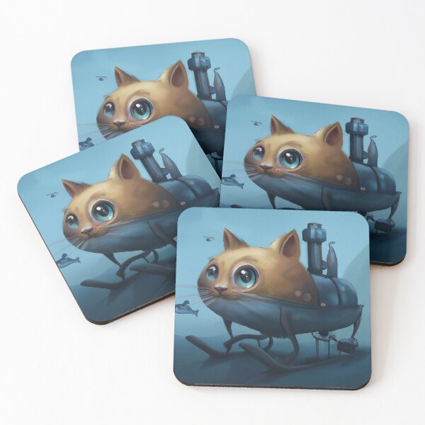 Item preview, submarine cat designed and sold by Dudleyzx.