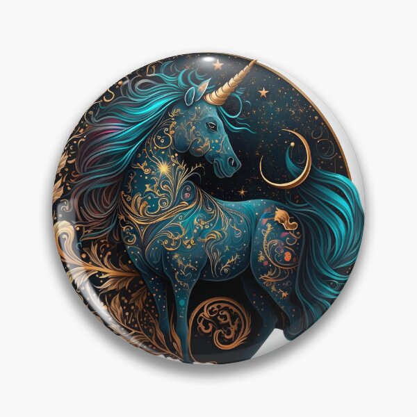 Artikelvorschau, Cosmic watercolor unic #94 unicorn entworfen und verkauft von LaElee.