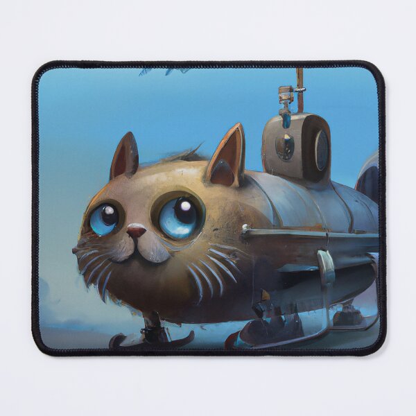 Item preview, cat sumbarine art designed and sold by Dudleyzx.