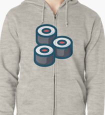 Sushi Zipped Hoodie