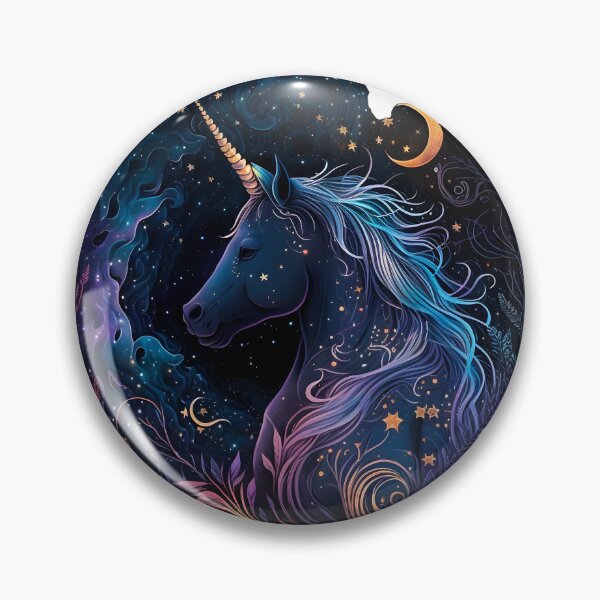 Artikelvorschau, Cosmic watercolor unic #95 unicorn entworfen und verkauft von LaElee.
