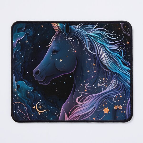 Item preview, Cosmic watercolor unic #95 unicorn designed and sold by LaElee.