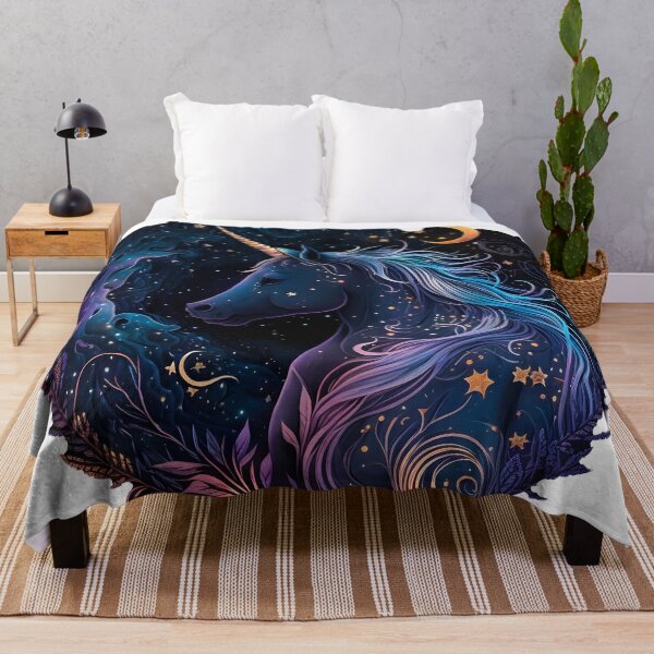 Item preview, Cosmic watercolor unic #95 unicorn designed and sold by LaElee.