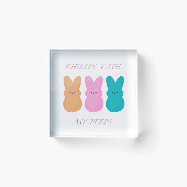 Item preview, Chillin with my peeps: Marshmallow Easter Bunny designed and sold by Hanasroad.