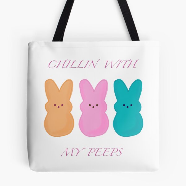 Item preview, Chillin with my peeps: Marshmallow Easter Bunny designed and sold by Hanasroad.