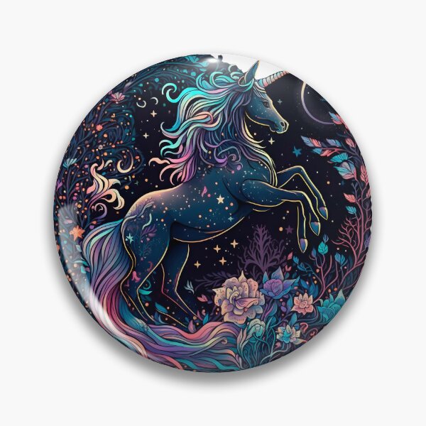 Item preview, Cosmic watercolor unic #96 unicorn designed and sold by LaElee.