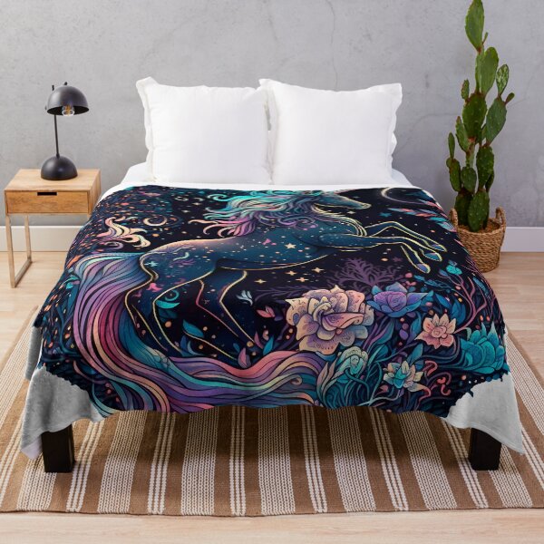 Item preview, Cosmic watercolor unic #96 unicorn designed and sold by LaElee.