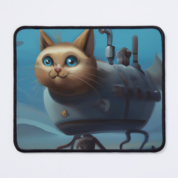 Item preview, submarince cat art digital designed and sold by Dudleyzx.