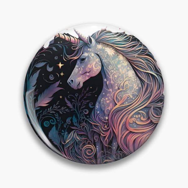 Item preview, Cosmic watercolor unic #97 unicorn designed and sold by LaElee.