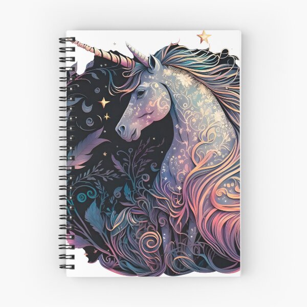 Item preview, Cosmic watercolor unic #97 unicorn designed and sold by LaElee.