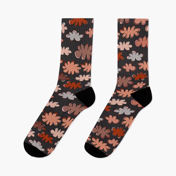 Item preview, Stormy clouds at night in orange, brick red and grey designed and sold by FrancesPoff.