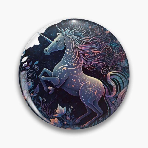 Artikelvorschau, Cosmic watercolor unic #98 unicorn entworfen und verkauft von LaElee.
