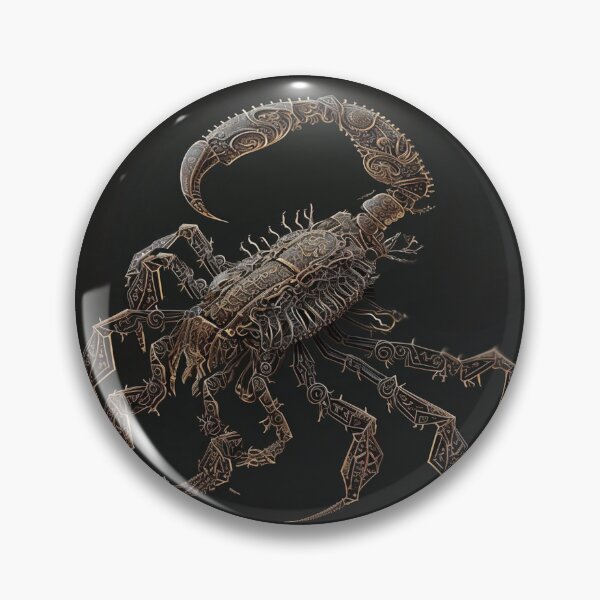 Item preview, Steampunk Astrology (Scorpio) - Sticker and T-Shirt Design designed and sold by MindAsylum.
