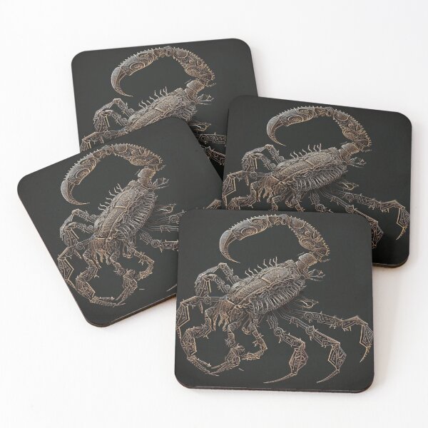 Item preview, Steampunk Astrology (Scorpio) - Sticker and T-Shirt Design designed and sold by MindAsylum.