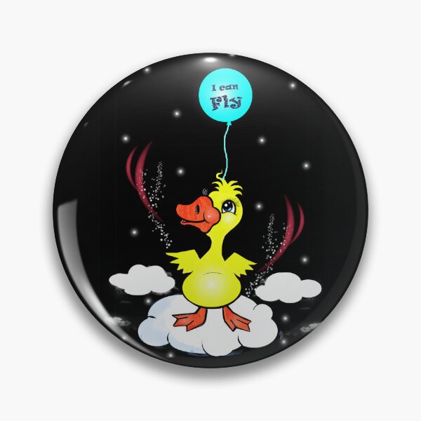 Item preview, Cute duck - I can fly  designed and sold by Shirley cute art .