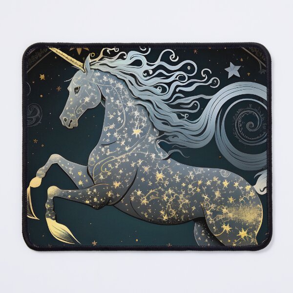 Item preview, Cosmic watercolor unic #99 unicorn designed and sold by LaElee.