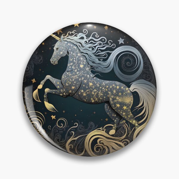 Item preview, Cosmic watercolor unic #99 unicorn designed and sold by LaElee.