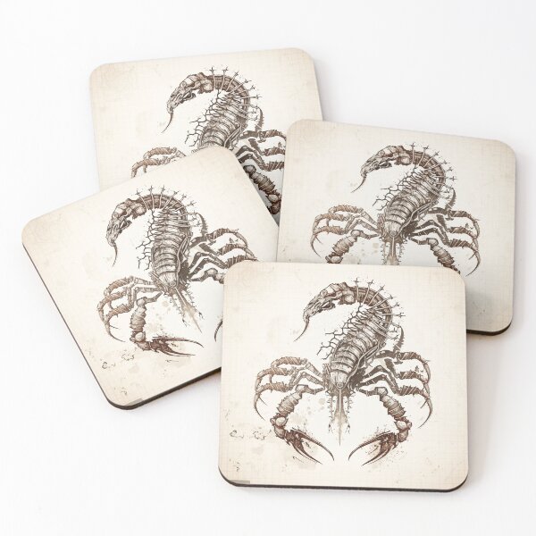 Item preview, Steampunk Astrology (Scorpio) #2 - Sticker and T-Shirt Design designed and sold by MindAsylum.