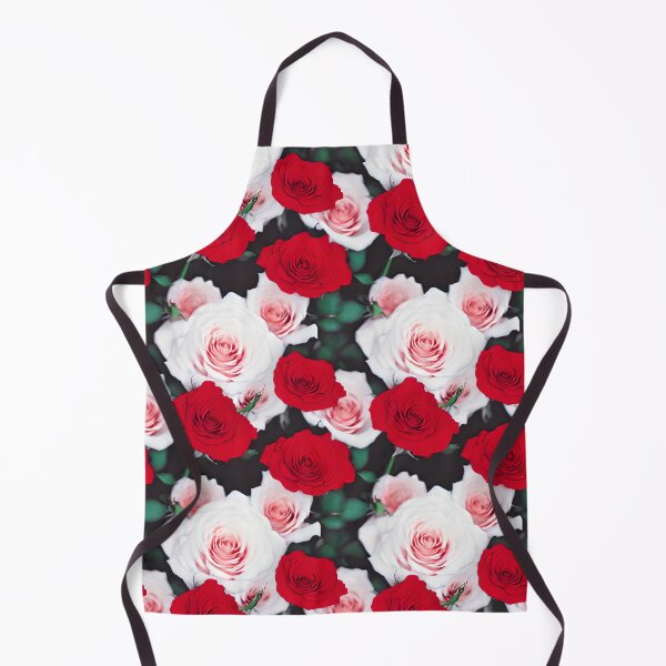 Item preview, Spring Red & White Roses Floral Flower Pattern designed and sold by SaintMari.