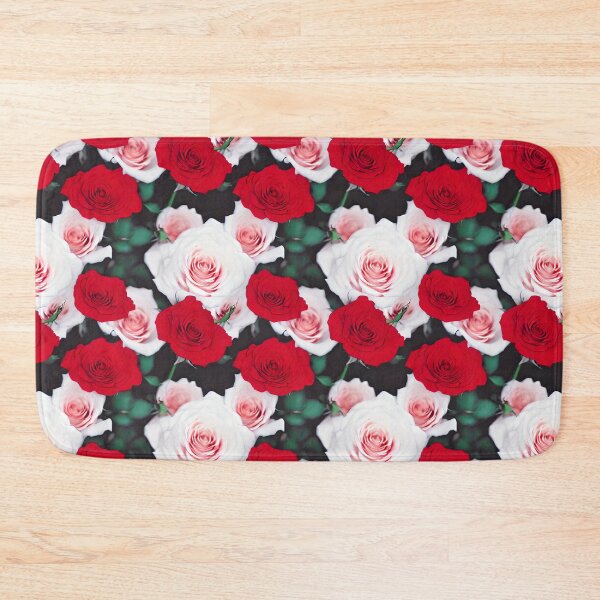 Item preview, Spring Red & White Roses Floral Flower Pattern  designed and sold by SaintMari.