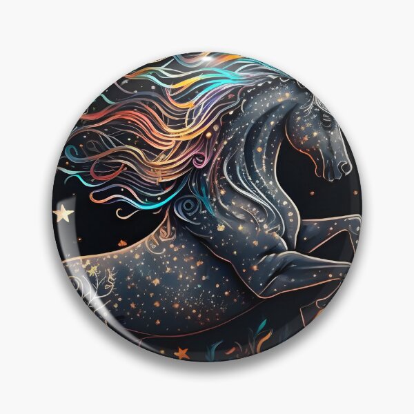 Artikelvorschau, Cosmic watercolor unic #100 unicorn entworfen und verkauft von LaElee.