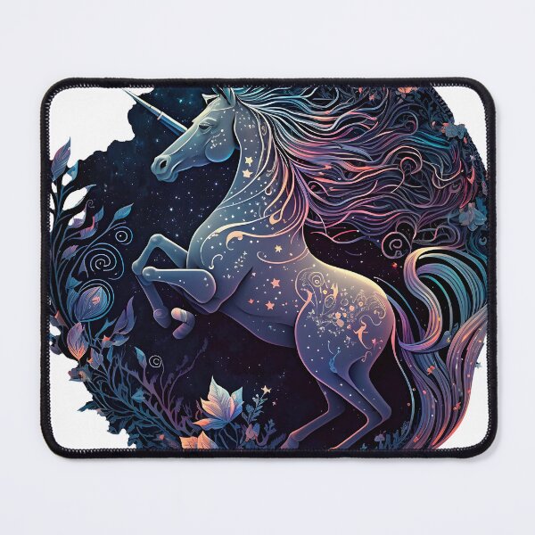 Item preview, Cosmic watercolor unic #101 unicorn designed and sold by LaElee.