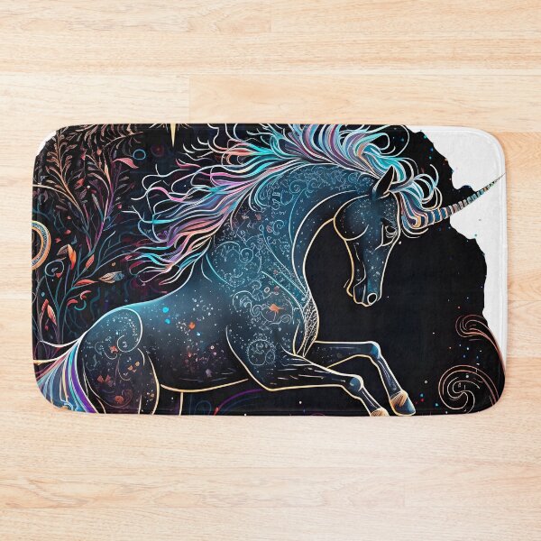 Item preview, Cosmic watercolor unic #102 unicorn designed and sold by LaElee.