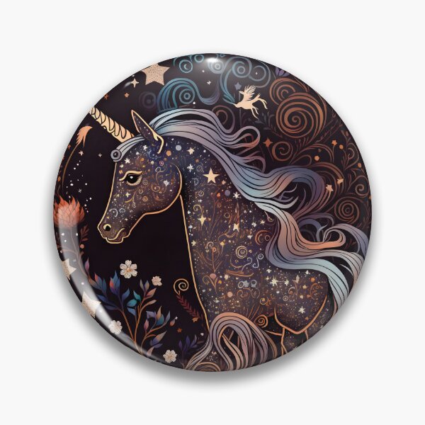 Artikelvorschau, Cosmic watercolor unic #103 unicorn entworfen und verkauft von LaElee.