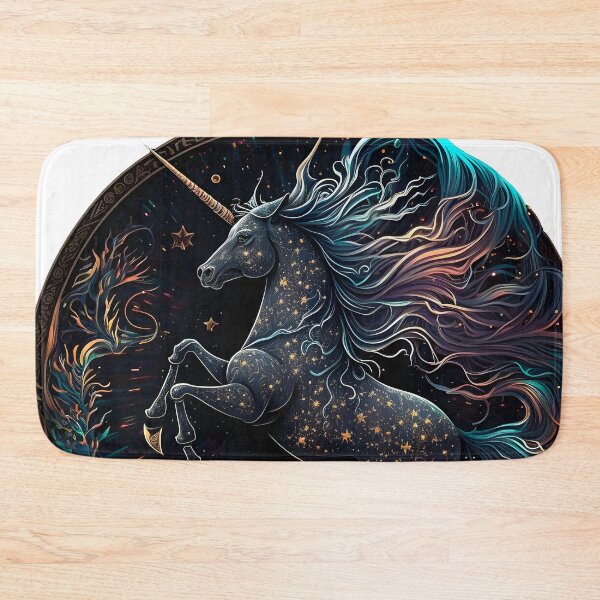 Item preview, Cosmic watercolor unic #104 unicorn designed and sold by LaElee.