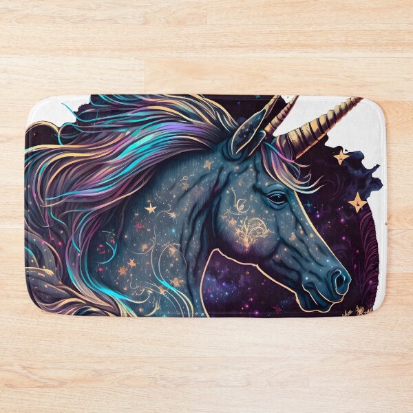 Item preview, Cosmic watercolor unic #105 unicorn designed and sold by LaElee.