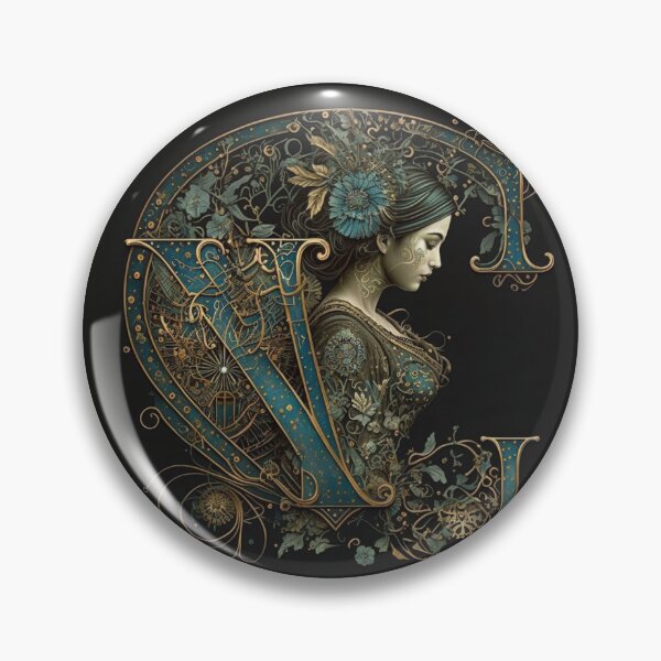 Item preview, Steampunk Astrology (Virgo) - Sticker and T-Shirt Design designed and sold by MindAsylum.