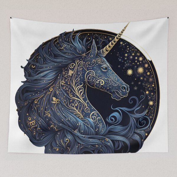 Item preview, Cosmic watercolor unic #108 unicorn designed and sold by LaElee.