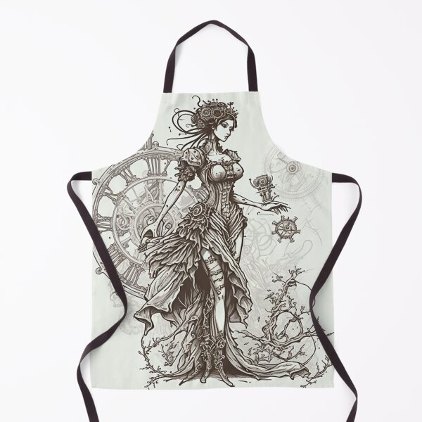 Item preview, Steampunk Astrology (Virgo) #3 - Sticker and T-Shirt Design designed and sold by MindAsylum.