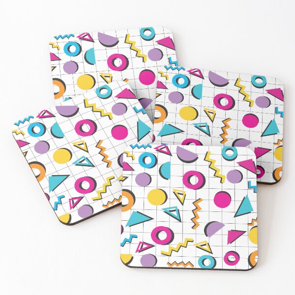 Item preview, Colorful Eighties 80's Retro Geometric Pattern  designed and sold by idovedesign.