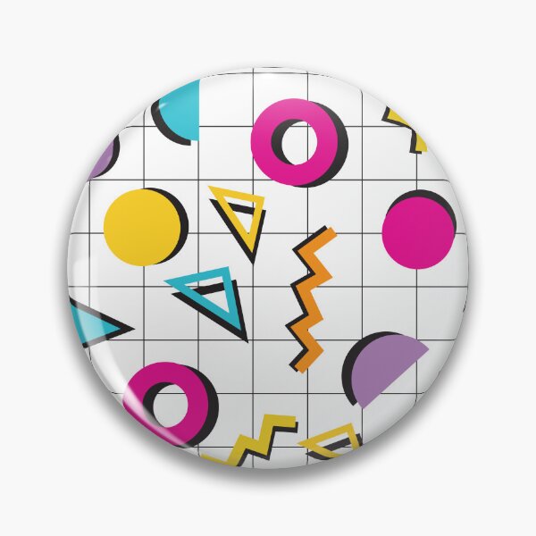 Item preview, Colorful Eighties 80's Retro Geometric Pattern  designed and sold by idovedesign.