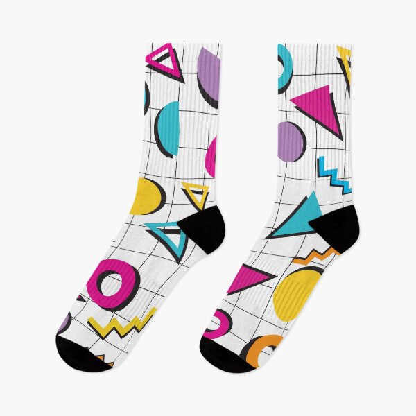 Item preview, Colorful Eighties 80's Retro Geometric Pattern  designed and sold by idovedesign.