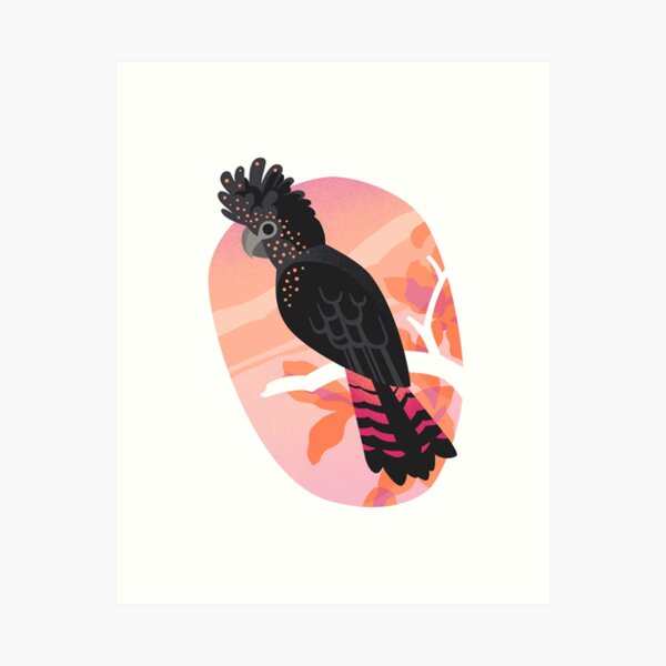 Item preview, Red Tailed Black Cockatoo designed and sold by Wayne Minnis.