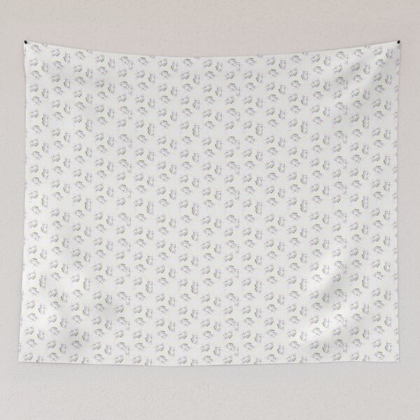 Item preview, Cute cat pattern designed and sold by mirinartwork.