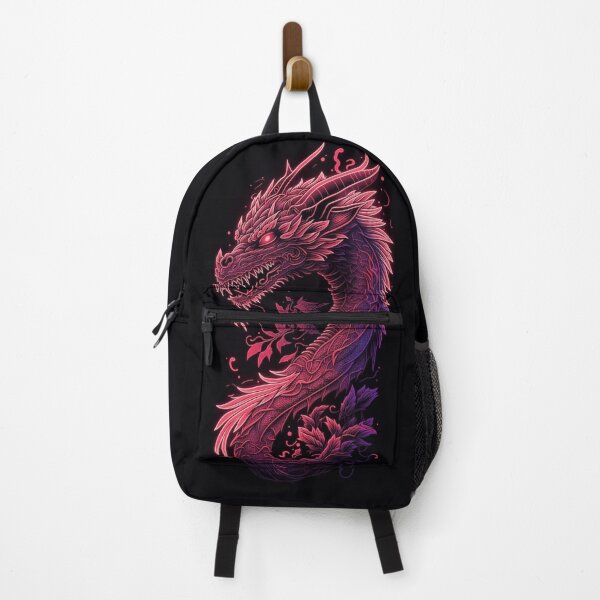 Item preview, Chinese Dragon / Japanese Dragon Pink Neon Retro designed and sold by YuriMoraes.
