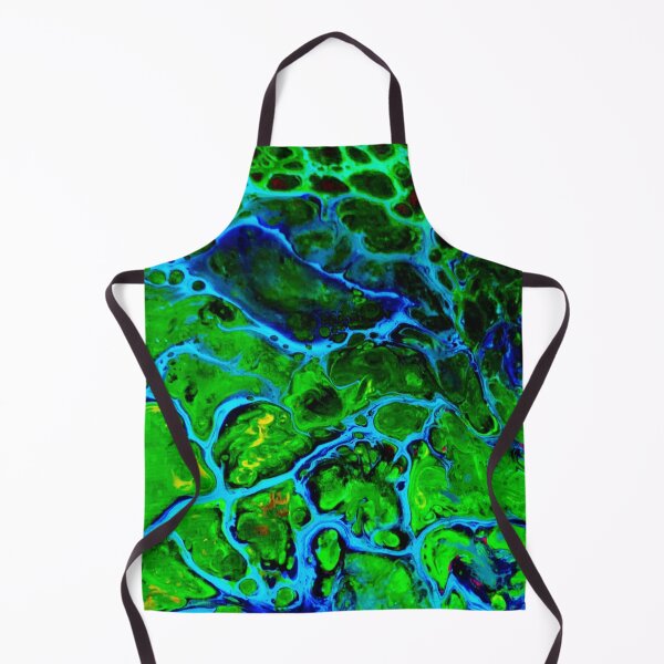 Item preview, Blue lake acrylic pouring art  designed and sold by baksuart.